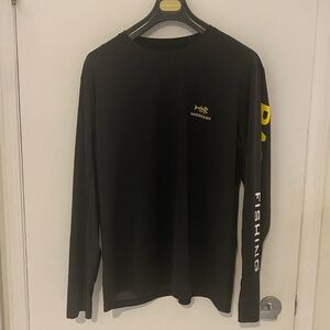 Bassdash Long Sleeve Black Shirt for Men UV Sun Protection UPF 50+ T-Shirt XL